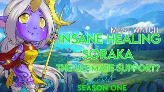 Soraka Wild Rift - Insane Healing (The Number 1 Support) Best Item Build Gameplay