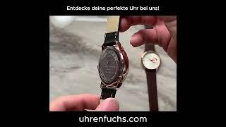 Stylische Leder Armbanduhr mit Datumanzeige #armbanduhr #lederarmbanduhr #lederuhr #paganidesign