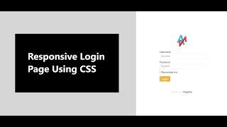 How to create Responsive Login Page in Asp net