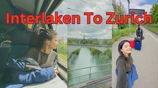 Interlaken to Zurich | Beautiful View | #swissalps #switzerlandbeauty #switzerlandtravelvlog #swiss