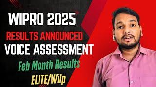 Wipro Official Results Out 2025| Voice Assessment, Congratulations Mail | TR Round, Training Update