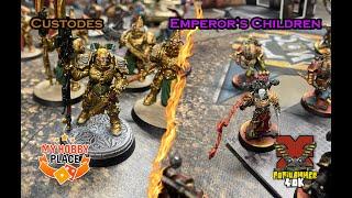 V10- Emperor's children codex vs Custodes - warhammer 40k - Rapport de bataille - 2000pts