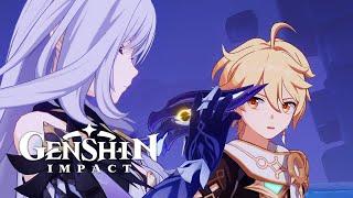 Skirk Got Stabbed By An Unknown Enemy Cutscene Animation | Story Quest Act 1 | Genshin Impact 5.7