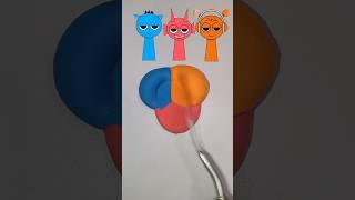 Sprunky guess the last color #asmr #slime #mrslime #color #tiktok #top #kinderjoy #suprise #sprunki