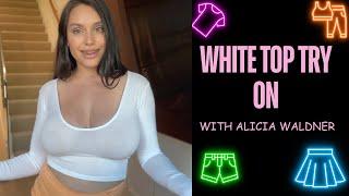 White Top Try On Haul! | Alicia Waldner Hauls