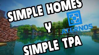 Tutorial "SimpleHomes" y "SimpleTpa" || Aternos 