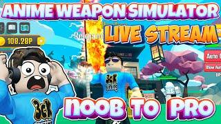  3cK Gaming Roblox Livestream - Anime Weapon Simulator Noob to Pro part 3