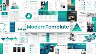 MODERN TEMPLATE - PowerPoint Presentation with Mockups - created by ExcellentSlides