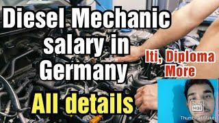 Diesel mechanic jobs in Germany, Salary, Requirements,All details