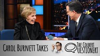 Carol Burnett Takes The Colbert Questionert