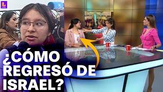 Estudiante peruana logra regresar de Israel tras pedir apoyo: Este es su testimonio