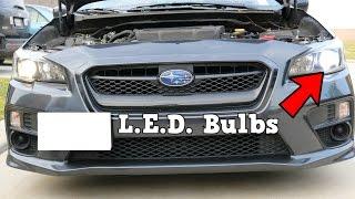 2016 WRX LED Headlight Install. AuxBeam H11 LED Headlights