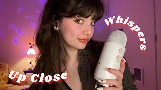 ASMR | Trigger Words In Breathy, Clicky & Inaudible Whispers With Fast Hand Movements & Mouth Sounds