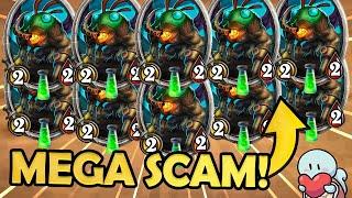 One of the BIGGEST SCAM COMPS You WILL SEE! | Hearthstone Battlegrounds