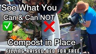 How to Fill a Raised Bed & Save 90%+ on Soil, Container Gardening Tomatoes Pepper Zucchini Cucumbers