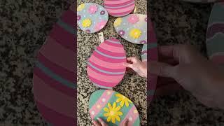 When you see the egg sign at grab some!! DIY Front Porch sign!🩷🩵 Budget friendly DIY!! Will