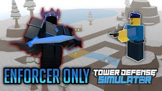 Enforcer Tower Only | Tower Defense Simulator | ROBLOX