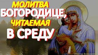 Очень важно произнести сегодня эти слова. Молитва Пресвятой Богородице, читаемая в среду