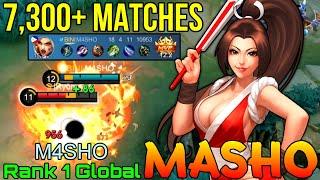 18 Kills Masha Insane 7,300+ Matches - Top 1 Global Masha by M4SHO - Mobile Legends