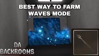 Roblox Da Backrooms: Best way to farm waves mode! [Nerfed]