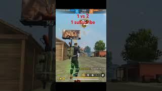 1 vs 2 Free fire max Md #Dilshad #editor #