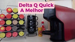 Delta Q Quick! Cafeteira Elétrica de Cápsulas! Café Expresso! Em Funcionamento! 