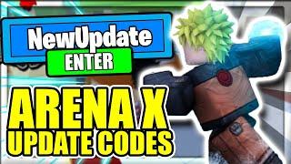 ALL NEW *ARENA X* UPDATE CODES! Shinobi Life 2 Roblox