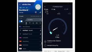 【Windscribe VPN】Review New Zealand Speed Test ️️️️