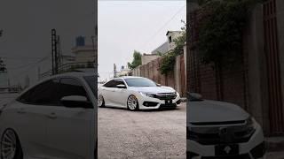 civic x  wight colour dead drop deep dish rims air suspension 