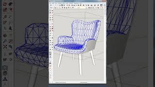 sketchup modeling sofa #sketchup #short #furniture