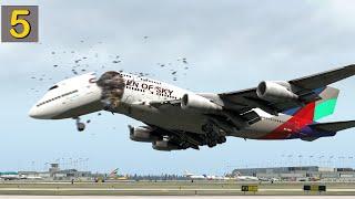 Top 5 Scary Landings Caught On Camera From X-Plane 11