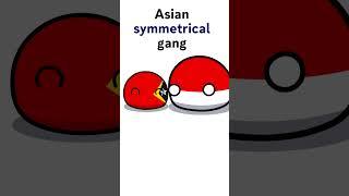 How Symmetrical Asia is??? #animation #shorts