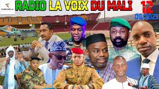 La Revue de Presse de la RADIO LA VOIX DU MALI du 12 SEPTEMBRE 2023