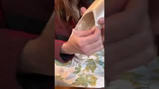 How to retrieve a ballet shoe string