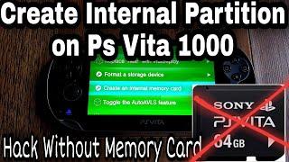 How to Create Internal Memory Card on Ps Vita 1000 | No PC / PSN - HENlo 2023