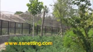 gorilla enclosure mesh netting, gorilla fence netting, gorilla cage fencing