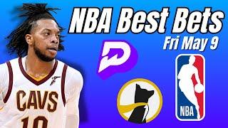 NBA PLAYOFF BEST BETS TODAY!! FRIDAY MAY 9 On PRIZEPICKS and UNDERDOG IN THE NBA 05/09/25