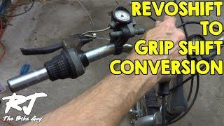 Replacing Shimano Revoshift With SRAM Grip Shift Shifters