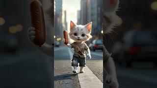 They Laughed at the Poor Cat for Not Affording a Sausage  #whiskertales
