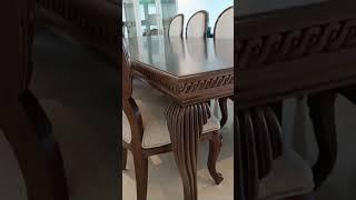 Luxury Dining Table With 8 Classic Chair Handcrafted By Royalzig Luxury Furniture #dining #chair