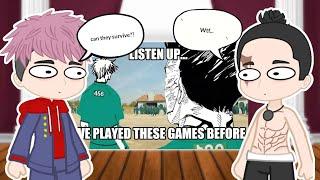 Jujutsu kaisen react to Gojo and Sukuna joins squid game ll instinct skits ll jujutsu kaisen ll