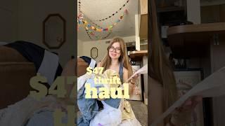 thrift haul! i love making chatty videos  #thrifthaul #secondhandfashion #thriftwithme #tryonhaul