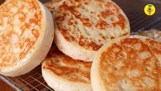 Traditional Homemade British Crumpet Recipe