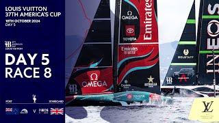 Louis Vuitton 37th America's Cup Race 8 | Emirates Team New Zealand vs INEOS Britannia | Full Replay