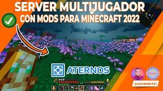 COMO CREAR UN SERVIDOR MULTIJUGADOR PARA MINECRAFT CON MODS NO PREMIUM TLAUNCHER 2022 - CON ATERNOS