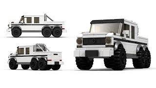 LEGO Mercedes-Benz G63 AMG 6x6 Tutorial