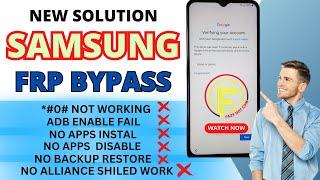 New Solution Samsung Frp Bypass || Samsung A04 Frp Bypass || *#0# Not Working