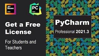 Get a Free License for PyCharm Professional and all JetBrains Products for Students and Teachers