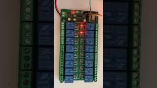 Esp8266 Best IoT 16Ch Relay Home Automation #shorts