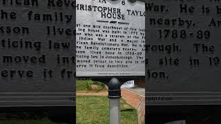 Andrew Jackson lived here (The Christopher Taylor House in Jonesborough, Tennessee)